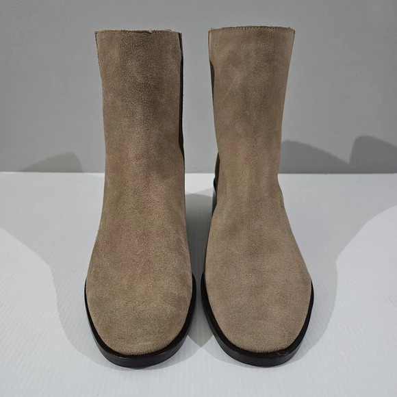 NEW Dolce Vita Linny H20 Ankle Boot Womens 10 Truffle Brown Suede Waterproof - Picture 4 of 13